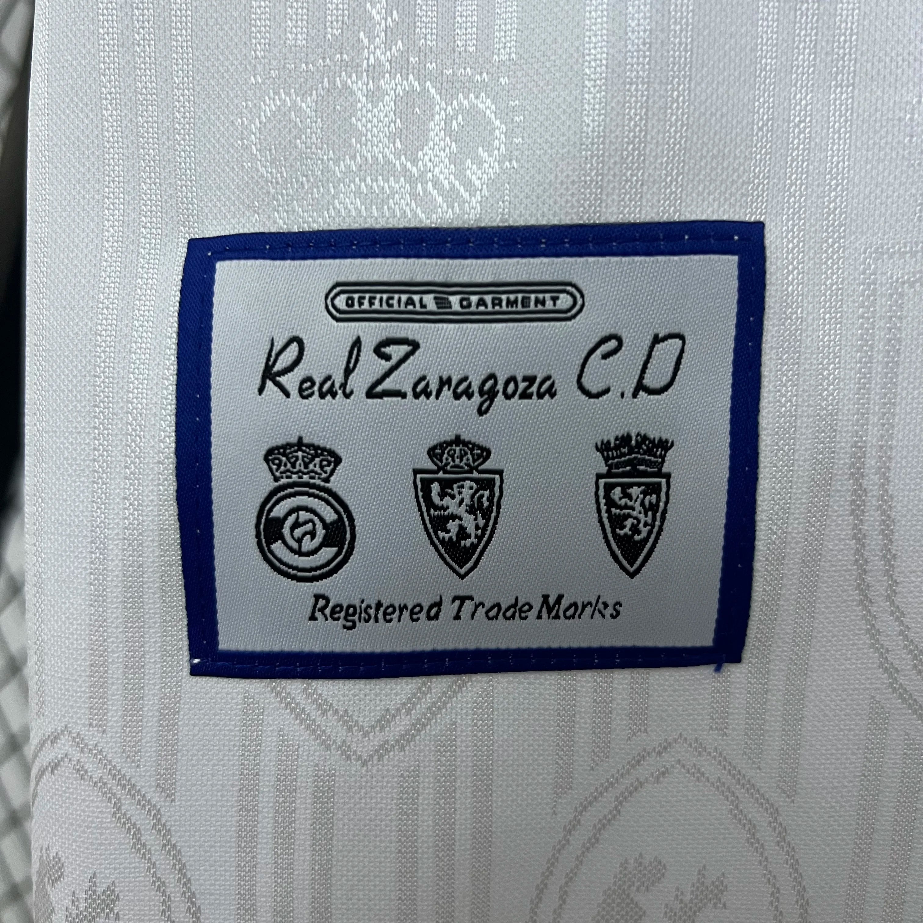 Retro Zaragoza Home White Shirt 1997/98 Soccer Jersey