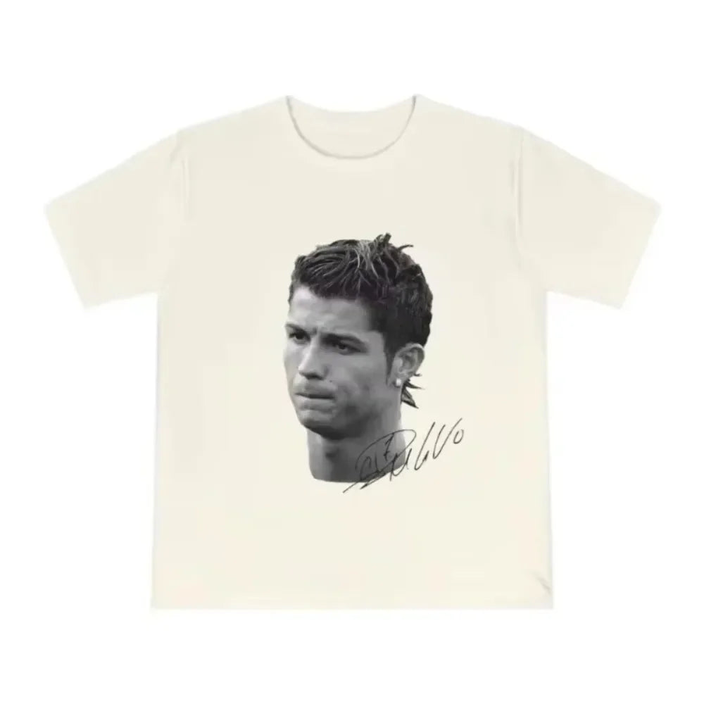 Cristiano Ronaldo Head T Shirt CR7 Vintage Football