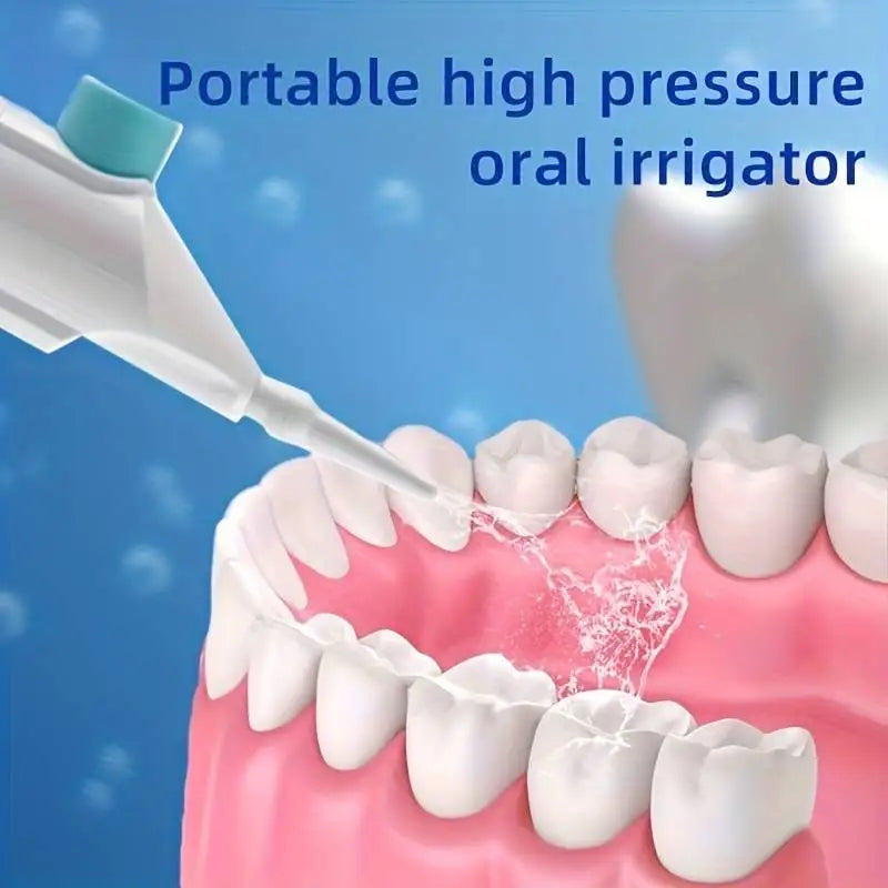 Irrigador bucal portátil de alta presión