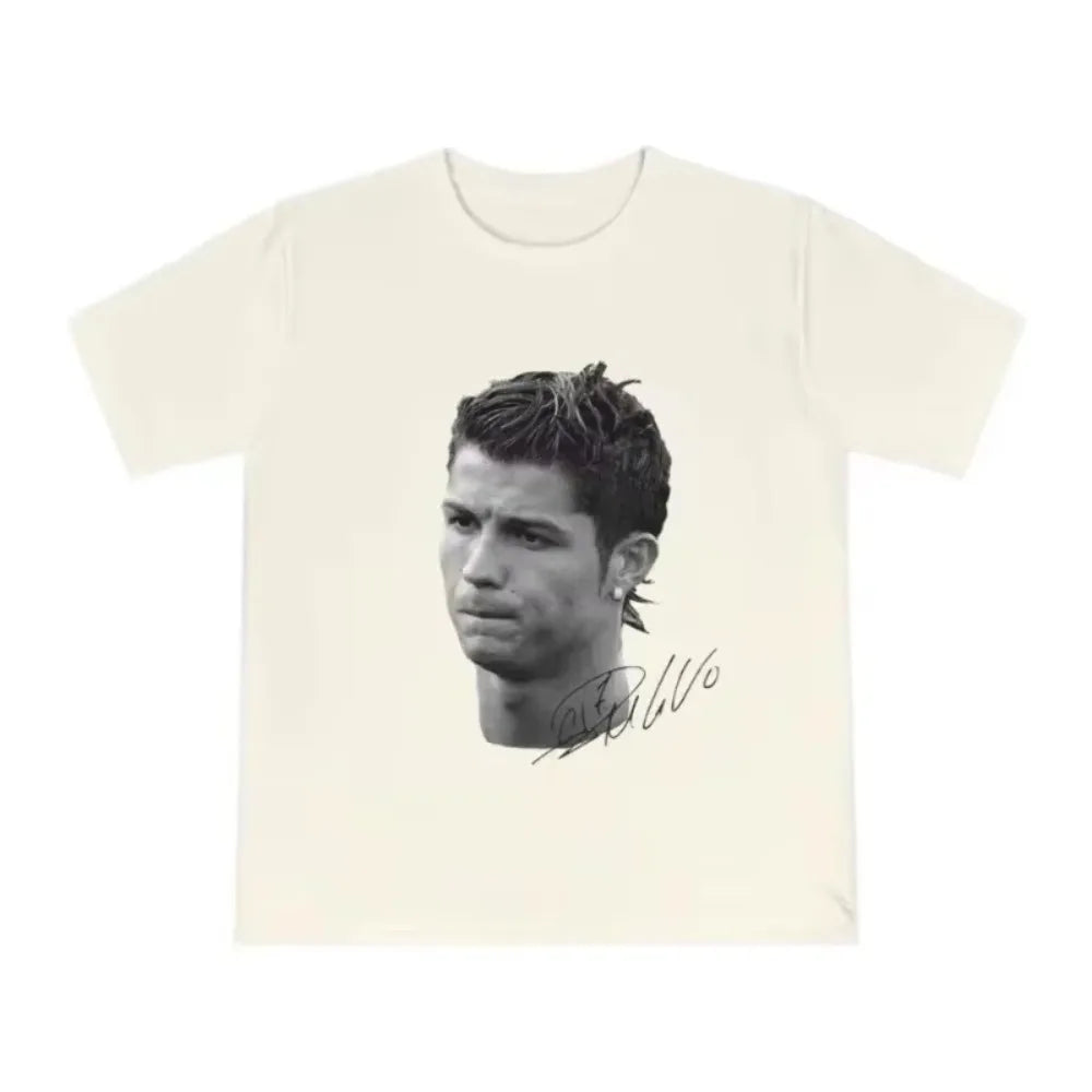 Cristiano Ronaldo Head T Shirt CR7 Vintage Football