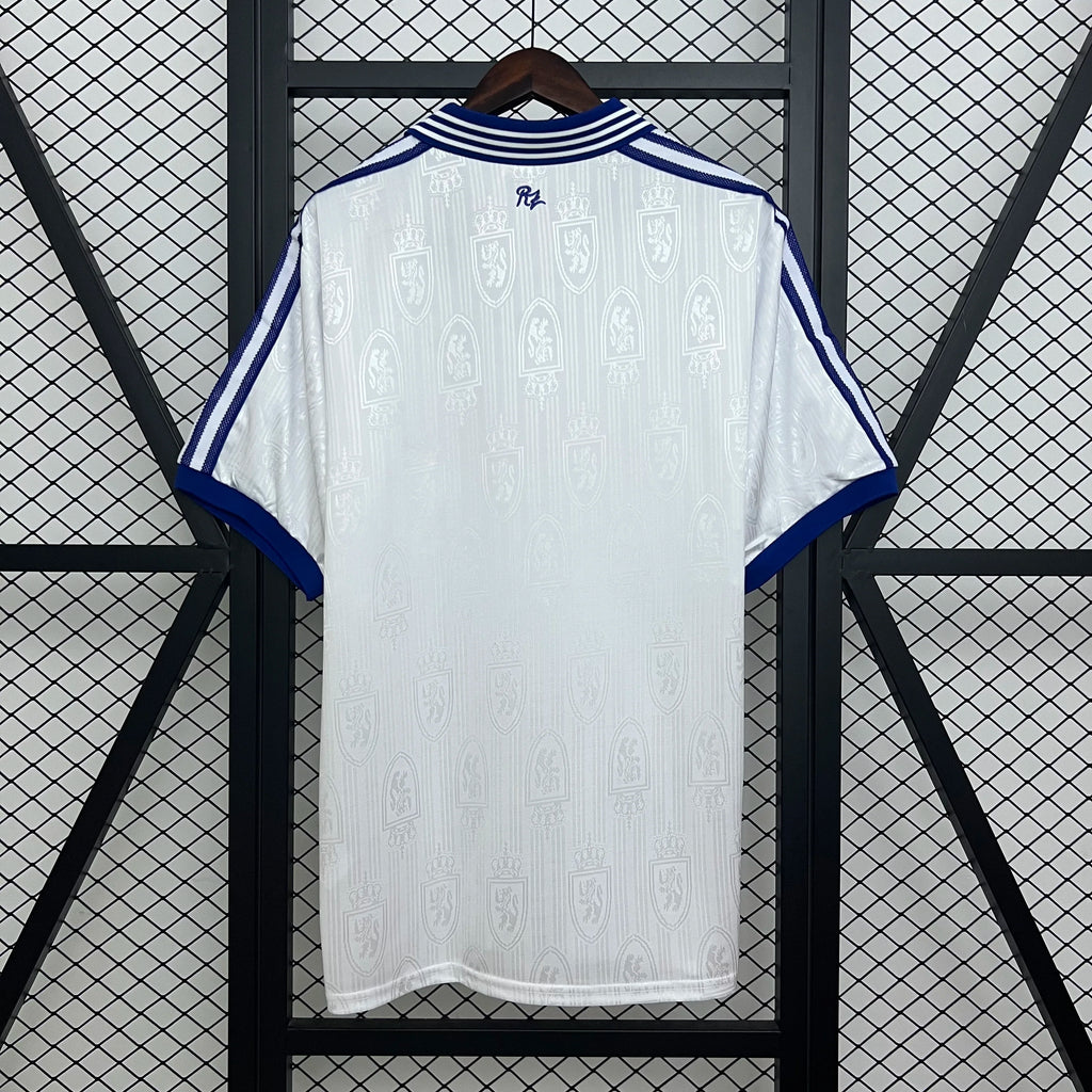 Retro Zaragoza Home White Shirt 1997/98 Soccer Jersey